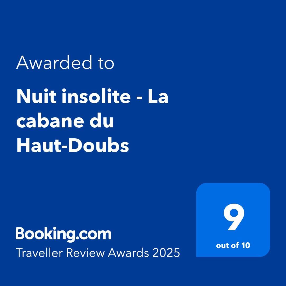 Nuit Insolite - La Cabane Du Haut-Doubs Les Gras 외부 사진